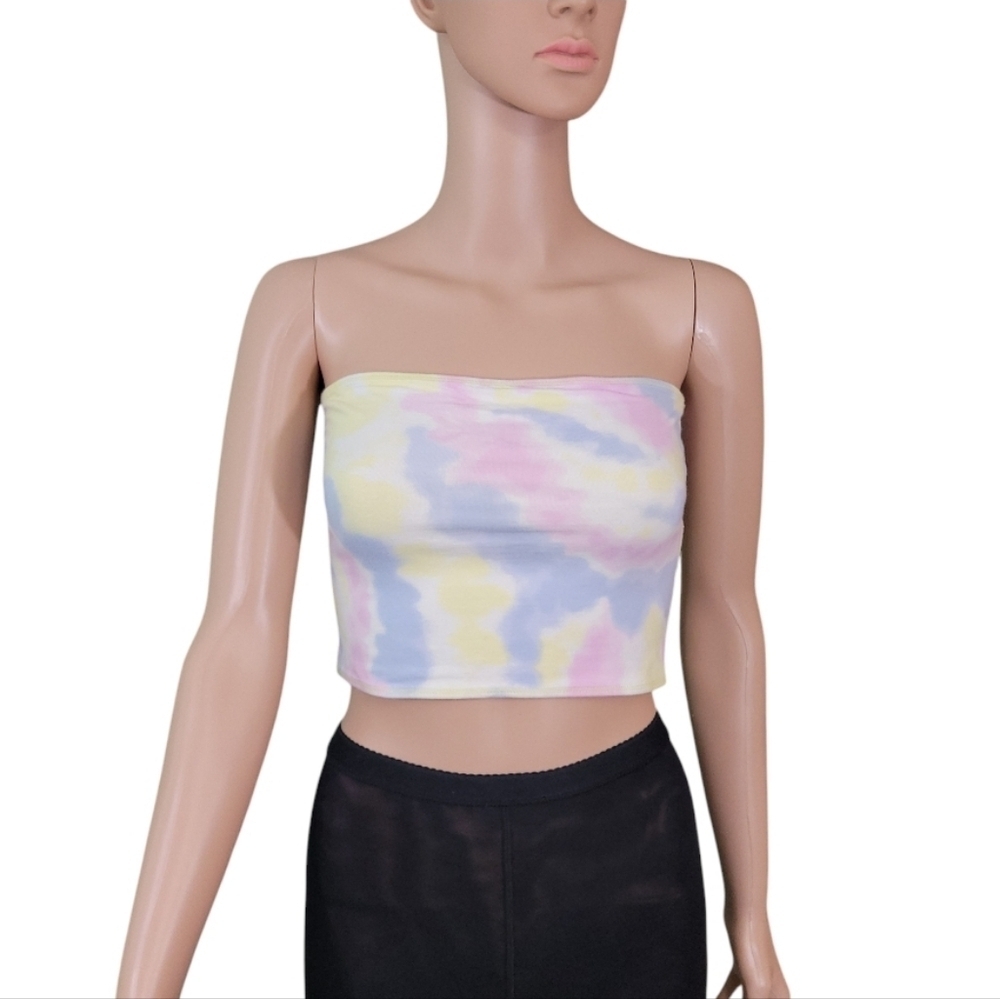 Hollister Womens Reversible Tie Dye‎ Tube Top Size M